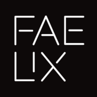 Logo_Faelix_Vierkant_100mm_Zwart