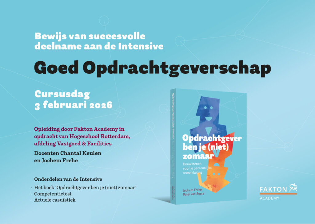 Ondersteunend materiaal voor het boek 'Opdrachtgever ben je (niet) zomaar'